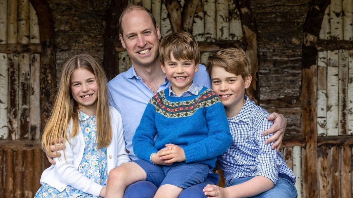 Принц Уильям с детьми Принц Уильям с детьми