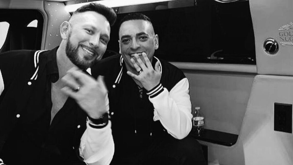 Андрій Хветкевич з партнером Андрій Хветкевич з партнером