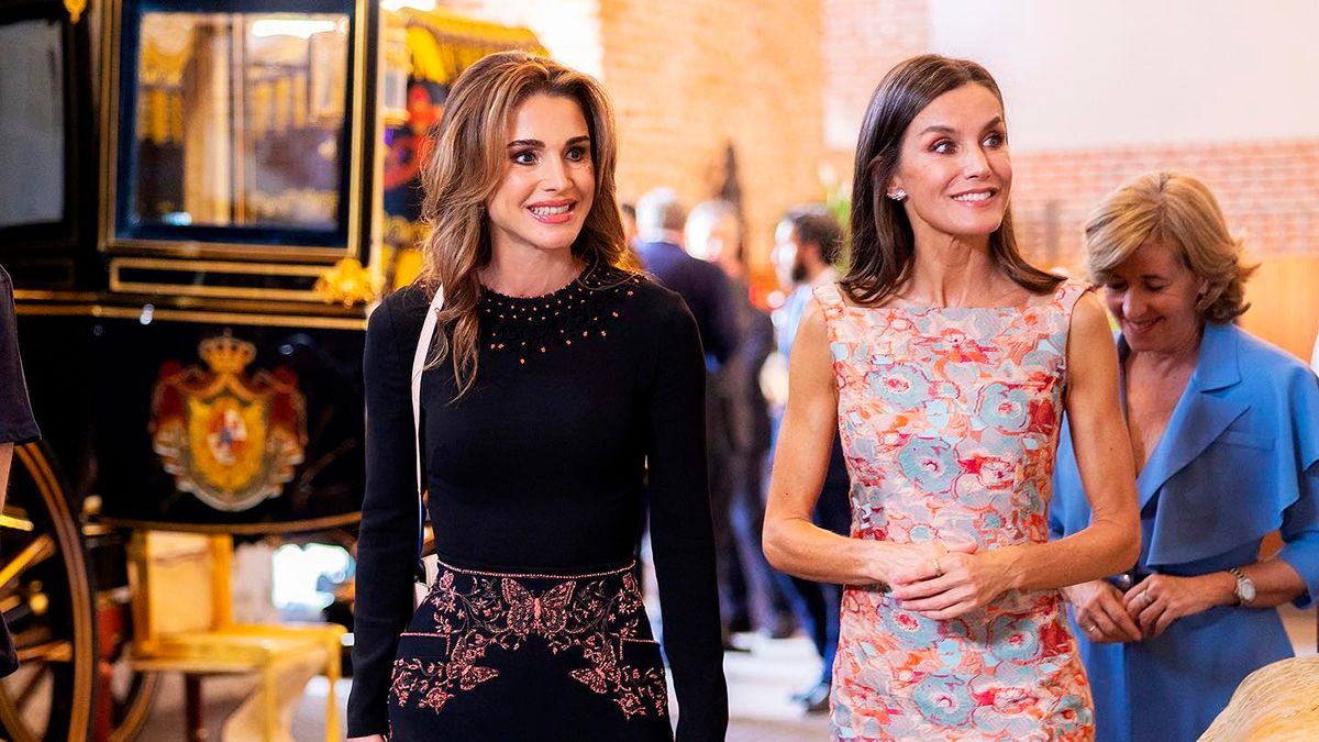 Летиция и Рания встретились Мадриде – образы королев Испании и Иордании – фото Летиция и Рания встретились Мадриде – образы королев Испании и Иордании – фото