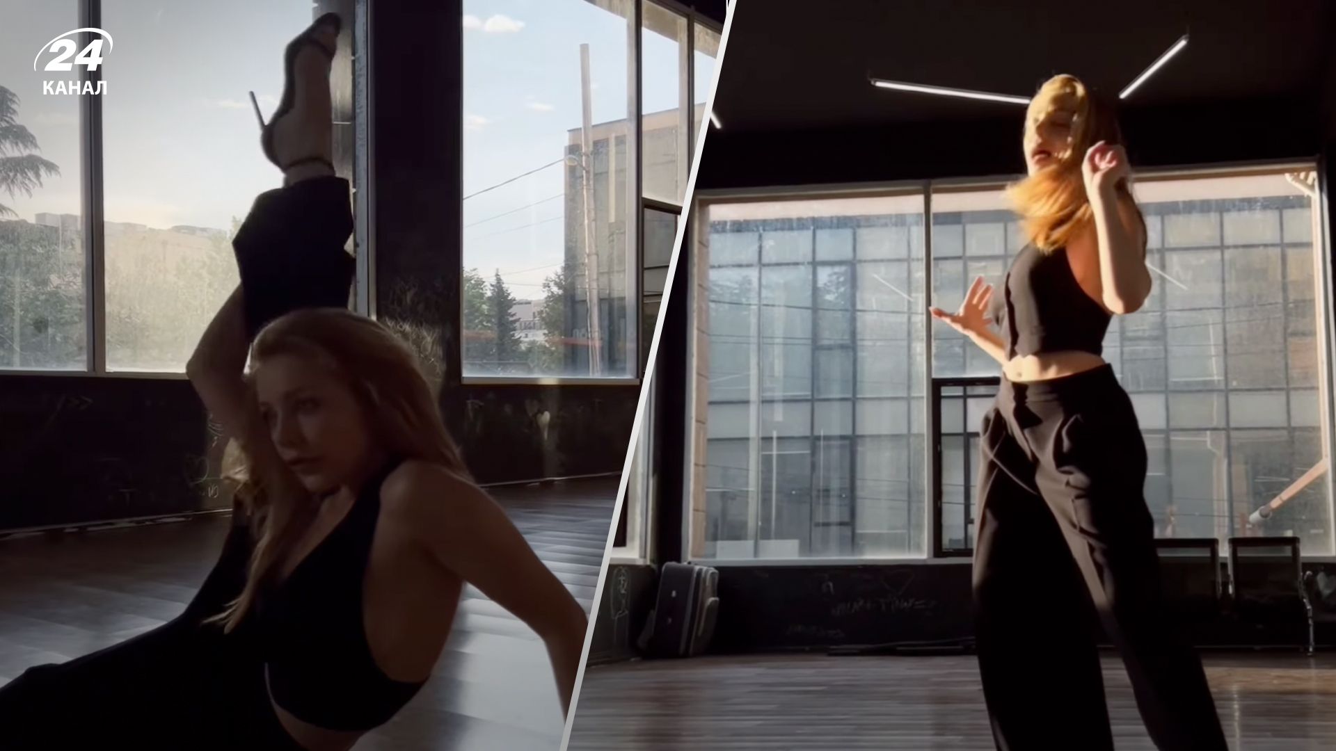 Тина Кароль показала растяжку Тина Кароль показала растяжку