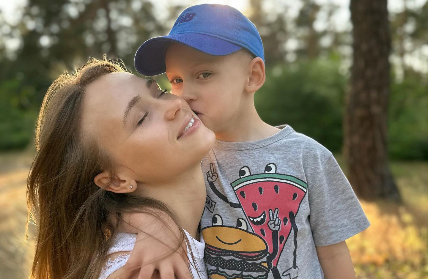 Анна Кошмал з сином Анна Кошмал з сином