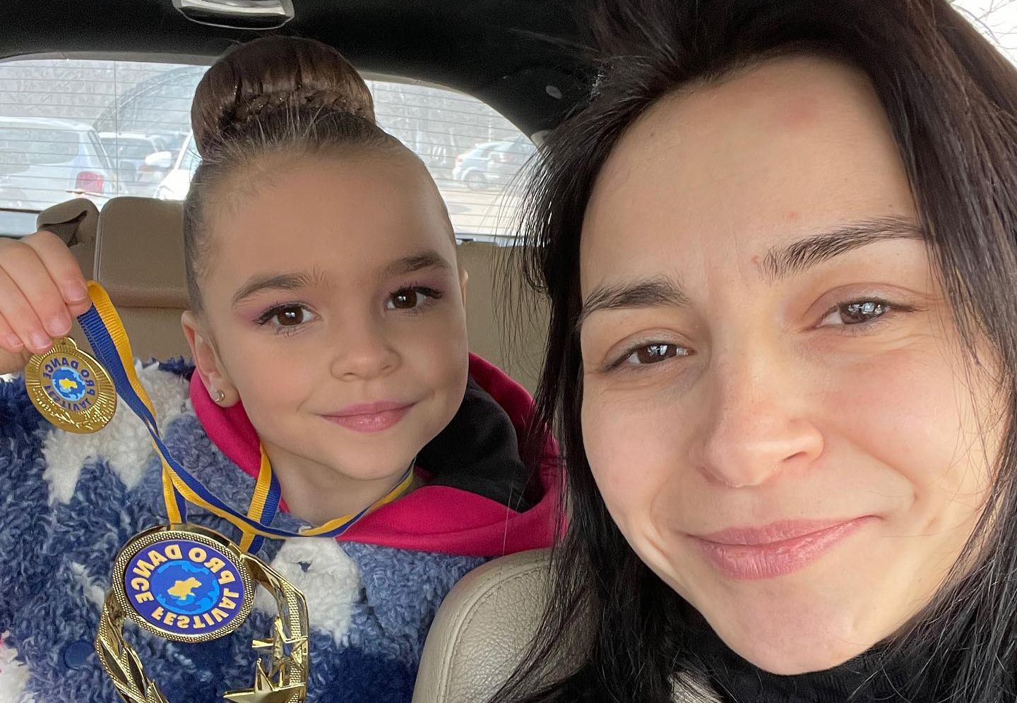 Илона Гвоздева с дочерью Илона Гвоздева с дочерью