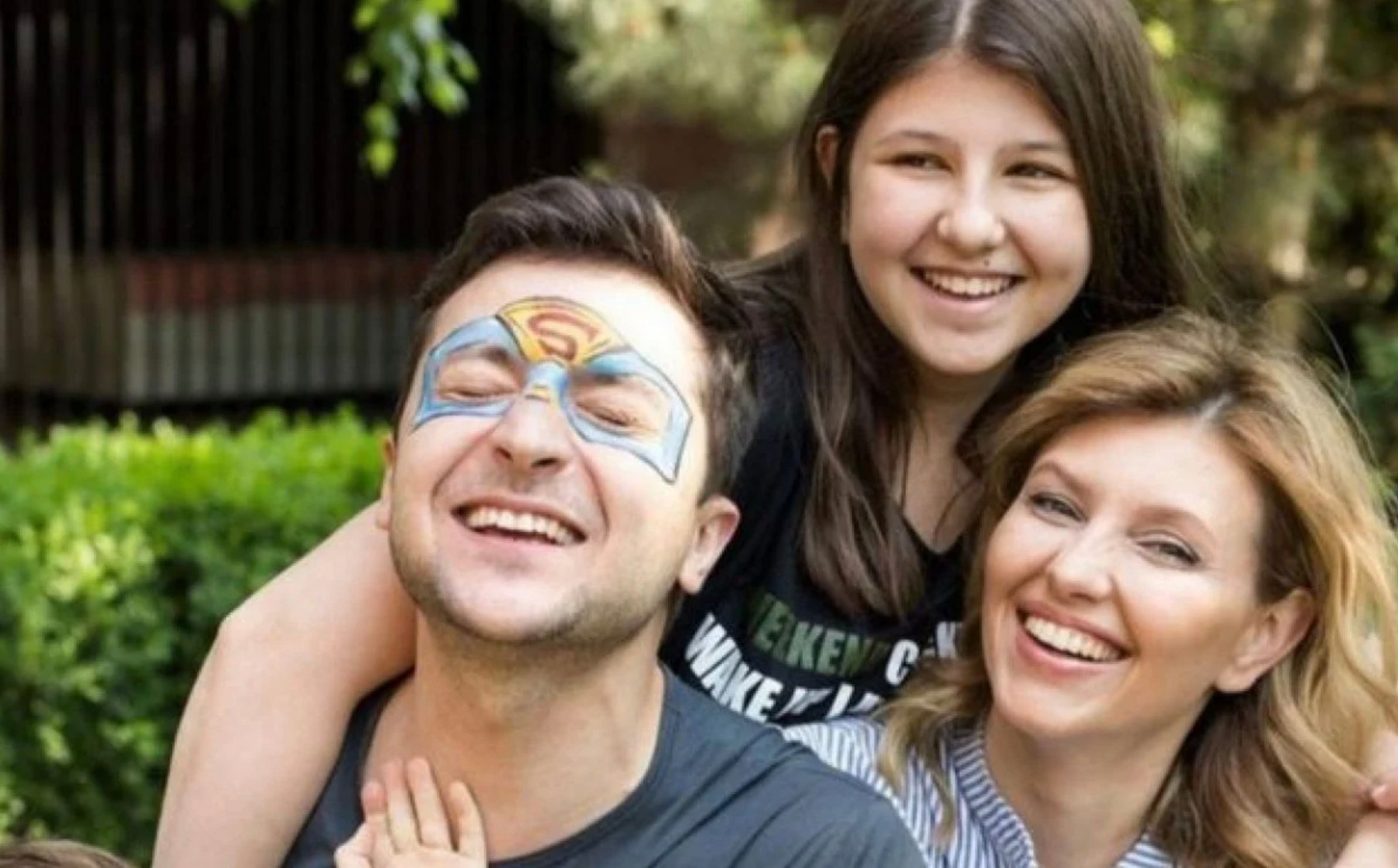 Елена и Владимир Зеленские с дочерью Елена и Владимир Зеленские с дочерью