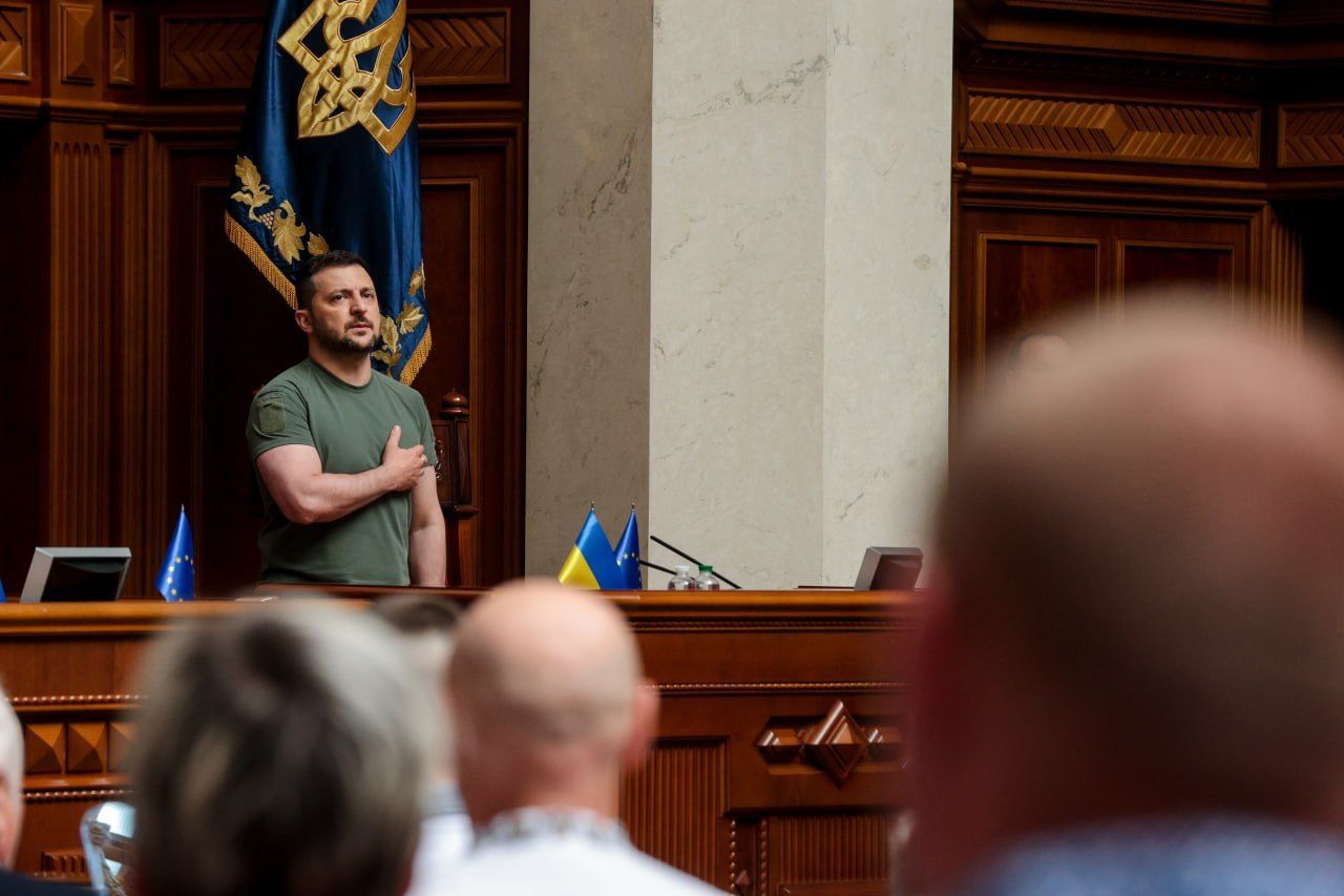 Владимир Зеленский в Верховной Раде Владимир Зеленский в Верховной Раде