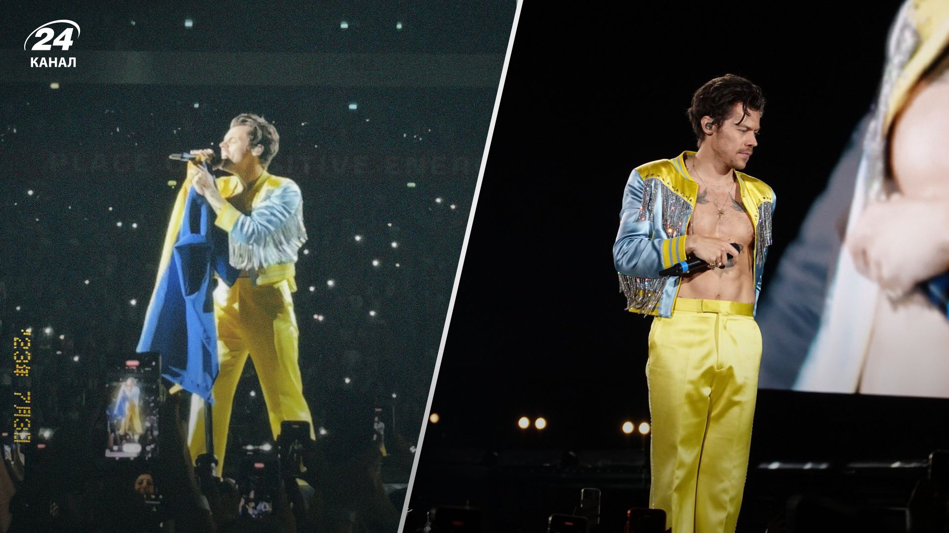 Гаррі Стайлз на концерті в Польщі підняв наш прапор Гаррі Стайлз на концерті в Польщі підняв наш прапор