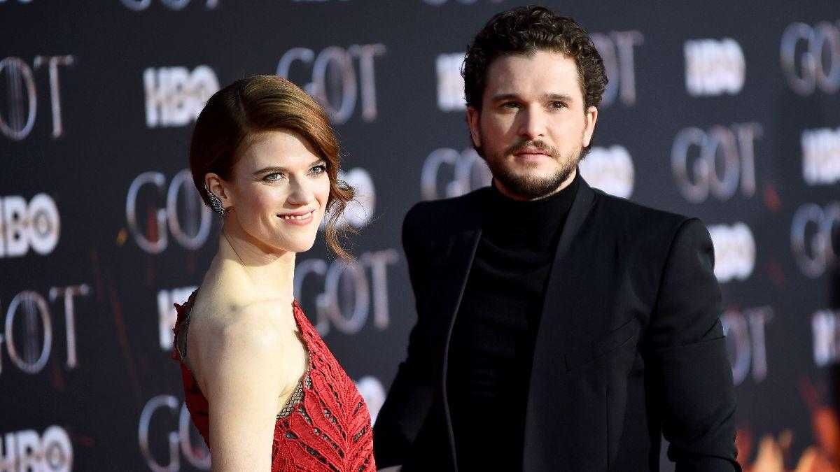 Кот Гаррингтон и Роуз Лесли Кот Гаррингтон и Роуз Лесли