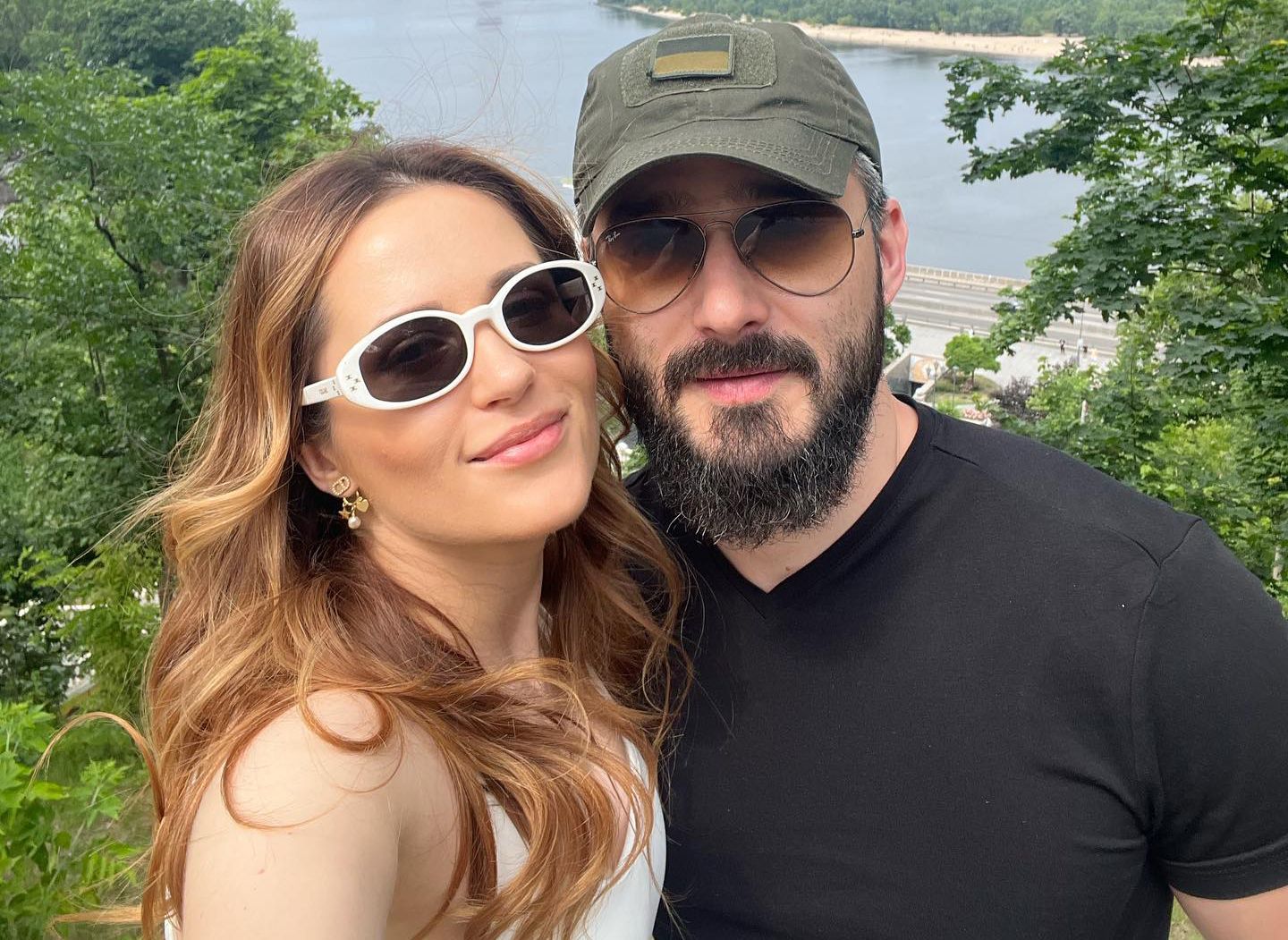 Наталка Денисенко з чоловіком Наталка Денисенко з чоловіком