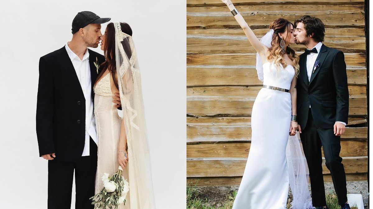 Надя Дорофеева на первой и второй свадьбе Надя Дорофеева на первой и второй свадьбе