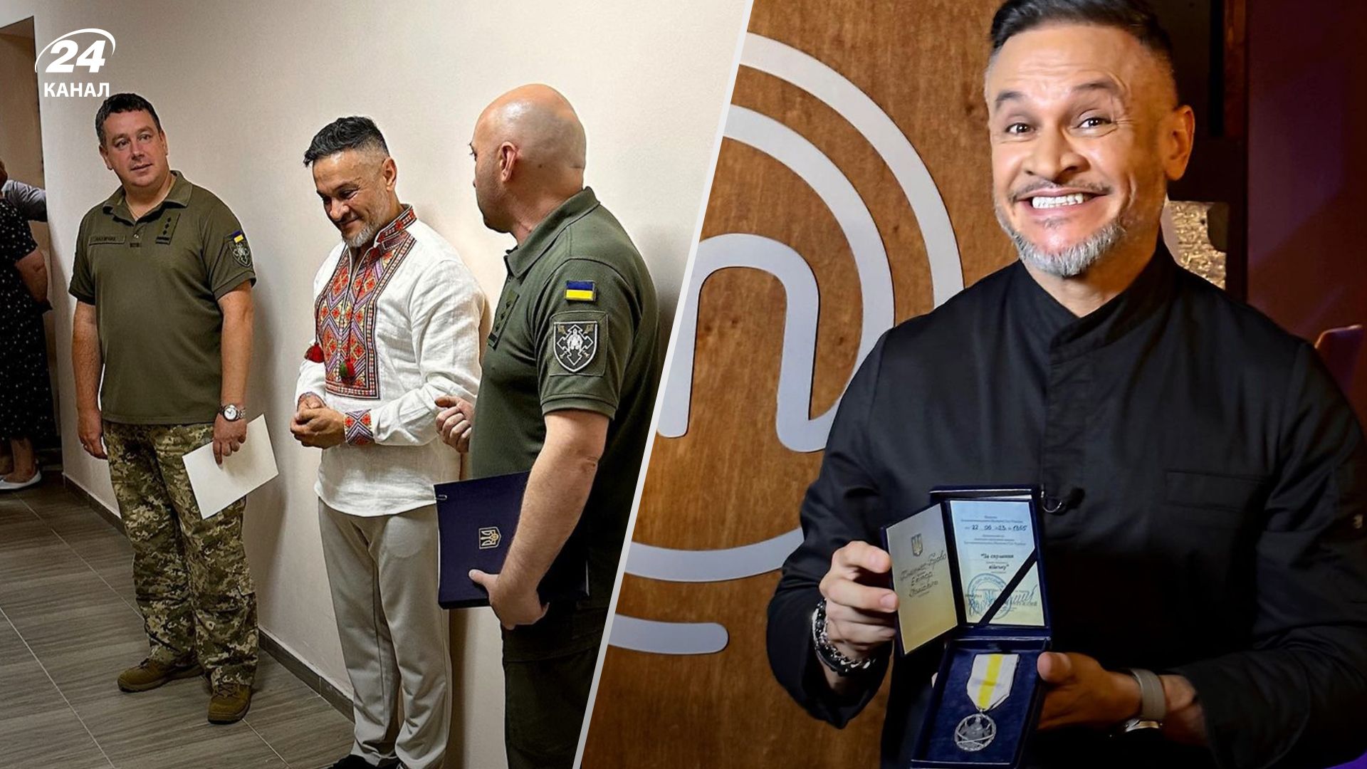 Эктор Хименес-Браво получил награду от Валерия Залужного Эктор Хименес-Браво получил награду от Валерия Залужного