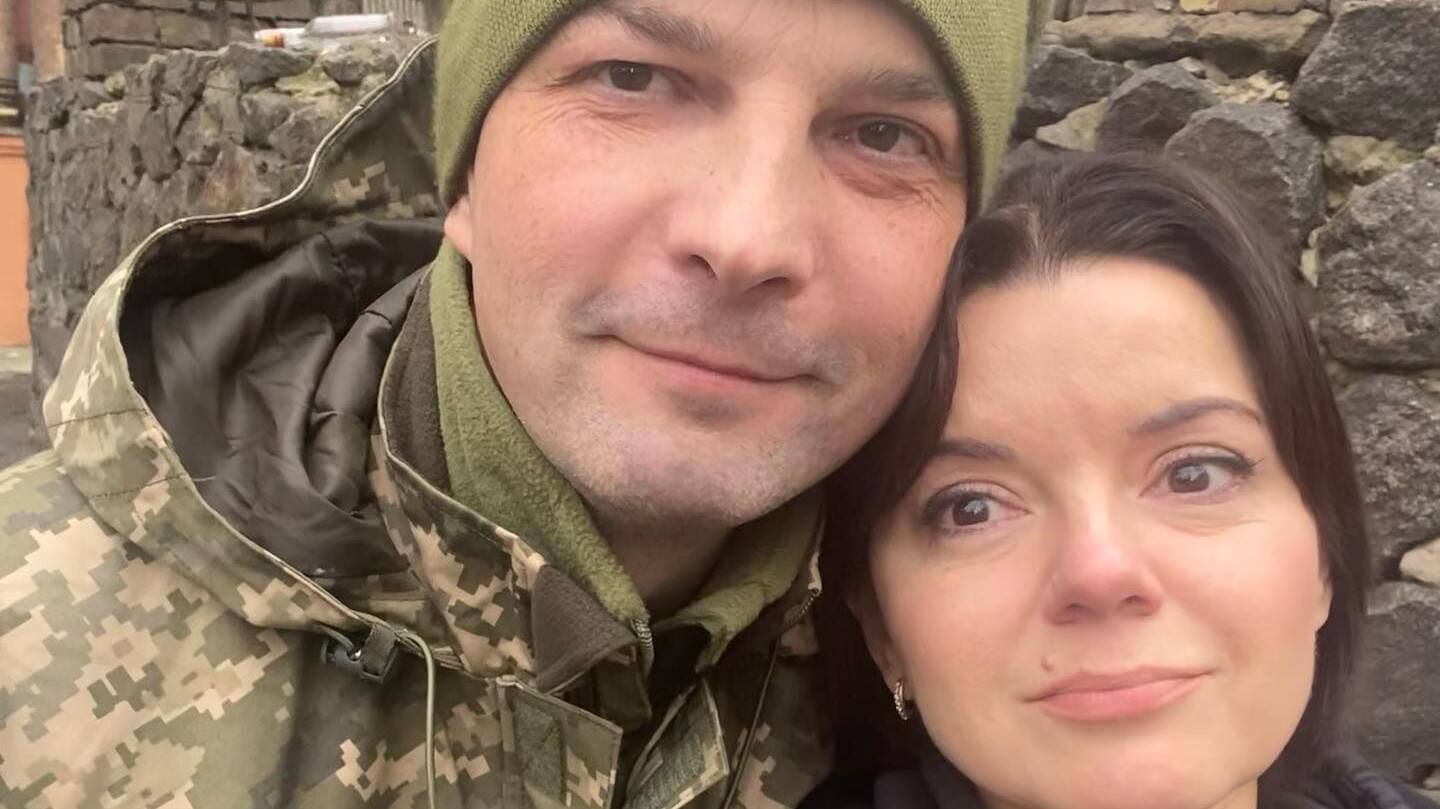 Марічка Падалко з чоловіком Марічка Падалко з чоловіком