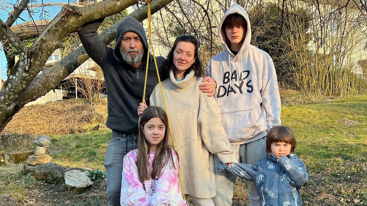 Сергій Бабкін зі своєю сім'єю Сергій Бабкін зі своєю сім'єю