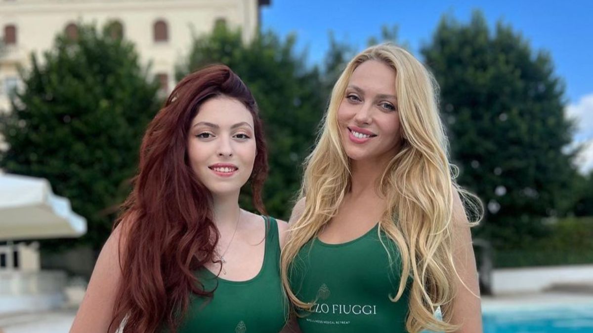 Оля Полякова з донькою Машею Оля Полякова з донькою Машею