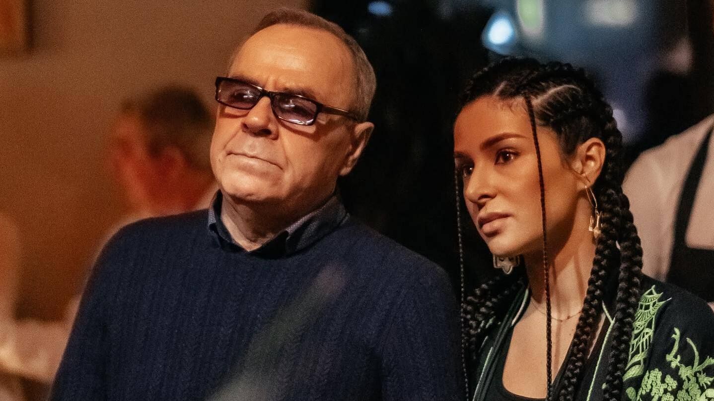 Злата Огневич с папой Злата Огневич с папой