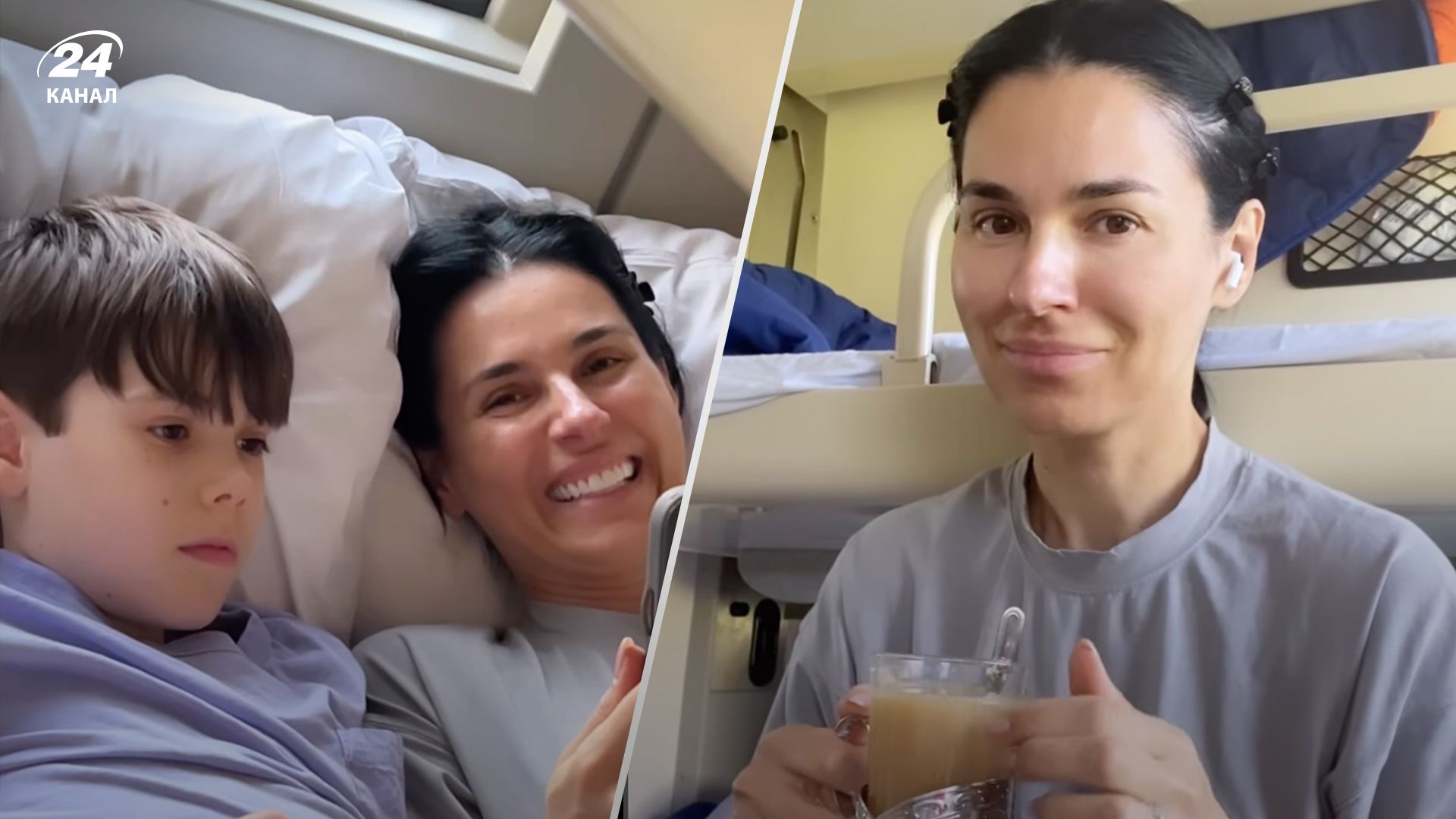 Маша Ефросинина с сыном приехала в Киев Маша Ефросинина с сыном приехала в Киев