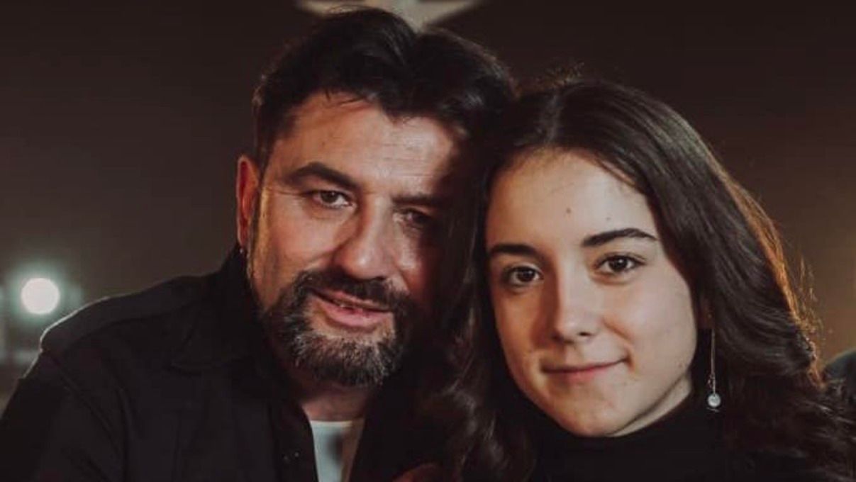 Іван Леньо з донькою Іван Леньо з донькою