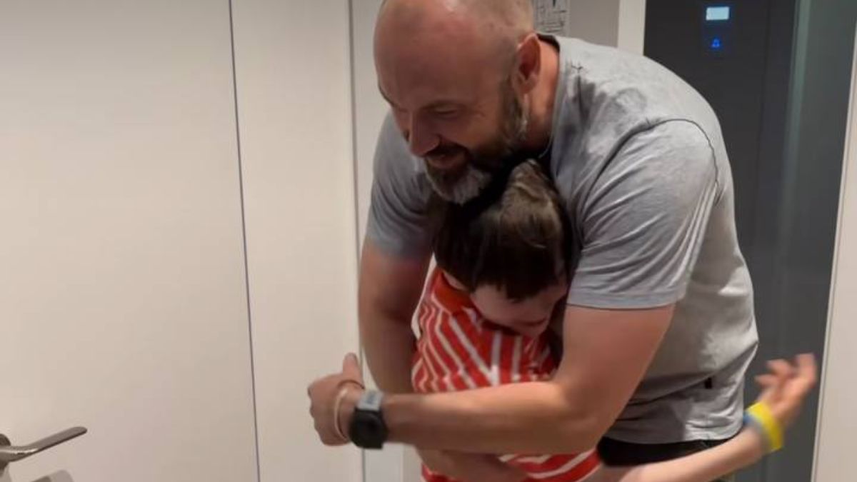 Тимур Хромаєв з сином Тимур Хромаєв з сином