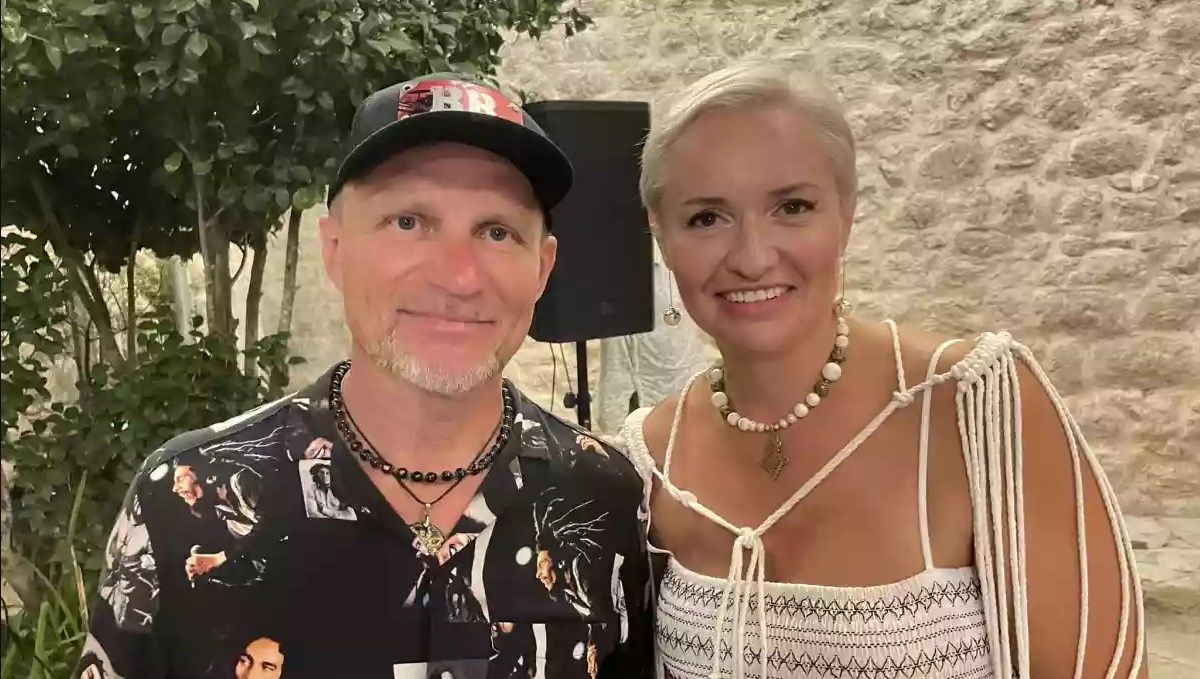 Олег Скрипка з Марією Сьомушкіною Олег Скрипка з Марією Сьомушкіною