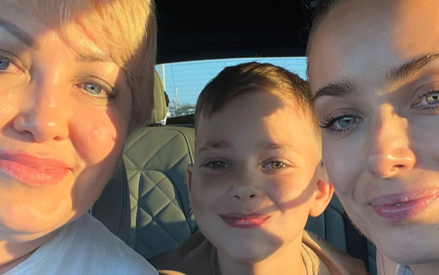 Ксенія Мішина з мамою та сином Ксенія Мішина з мамою та сином