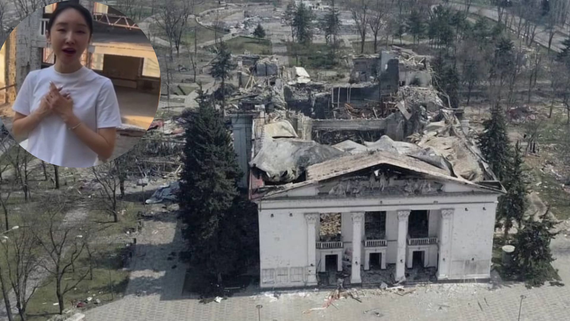 "Співає на кістках": китайська співачка цинічно виступила в зруйнованому драмтеатрі в Маріуполі - Showbiz "Співає на кістках": китайська співачка цинічно виступила в зруйнованому драмтеатрі в Маріуполі - Showbiz