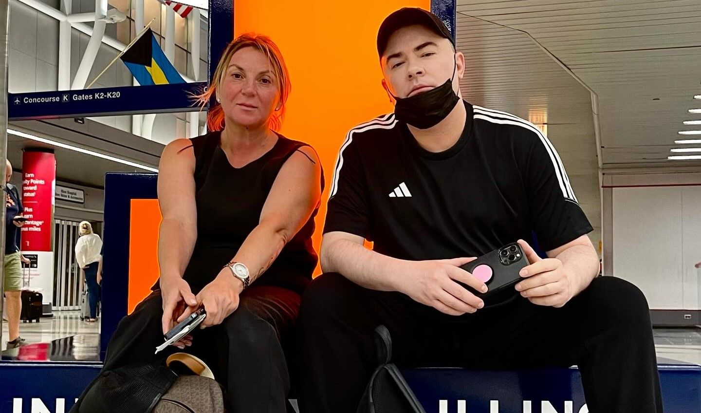 Вєрка Сердючка з "мамою" Іриною Білоконь Вєрка Сердючка з "мамою" Іриною Білоконь