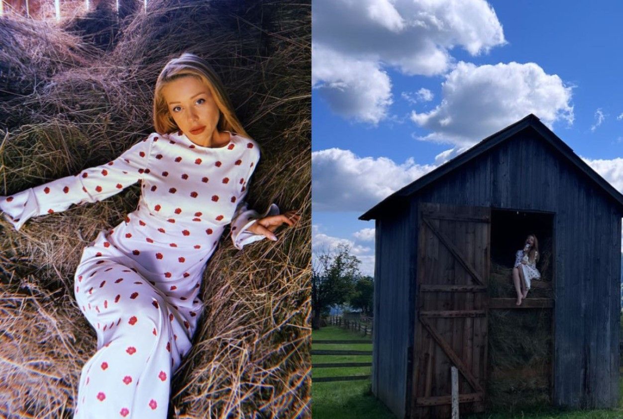 Тіна Кароль заспівала на сіні Тіна Кароль заспівала на сіні