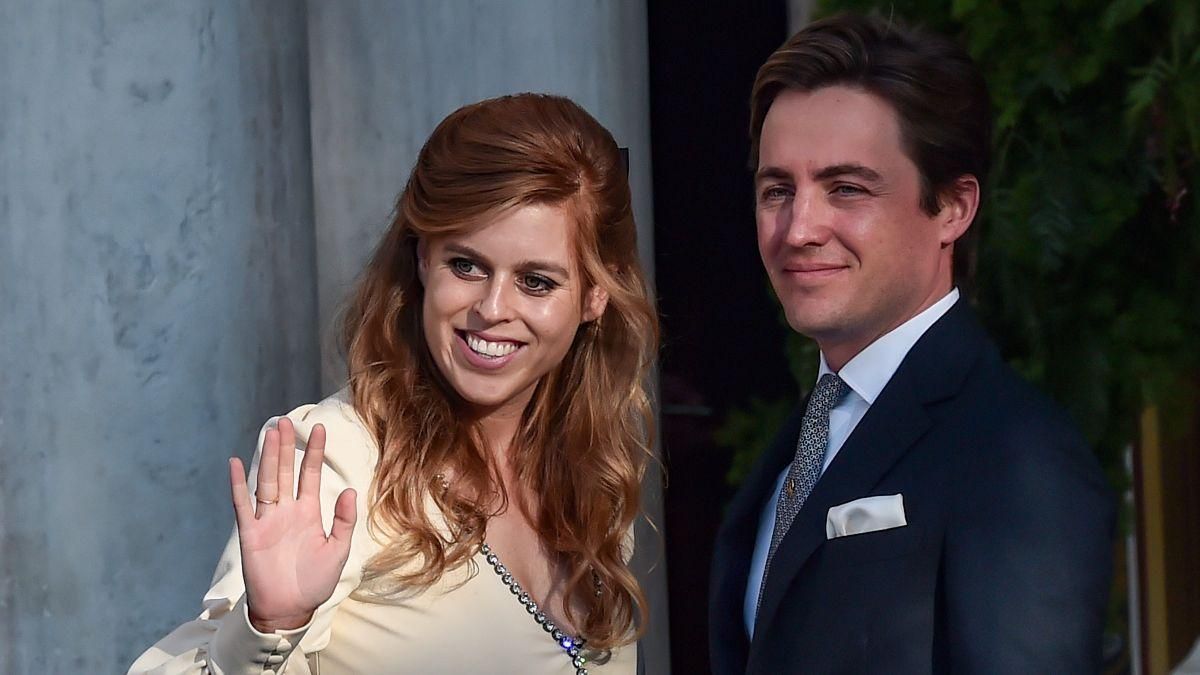 Принцеса Беатріс з чоловіком Принцеса Беатріс з чоловіком