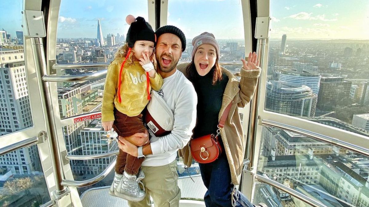 Андрій Бєдняков з дружиною та донькою Андрій Бєдняков з дружиною та донькою