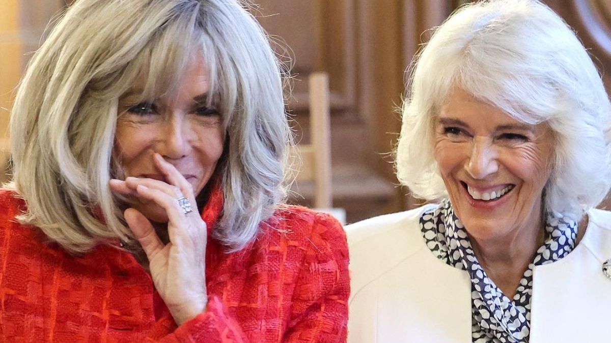 Поклонник испугал Камилу и Брижит Макрон: курьезное видео - Showbiz Поклонник испугал Камилу и Брижит Макрон: курьезное видео - Showbiz