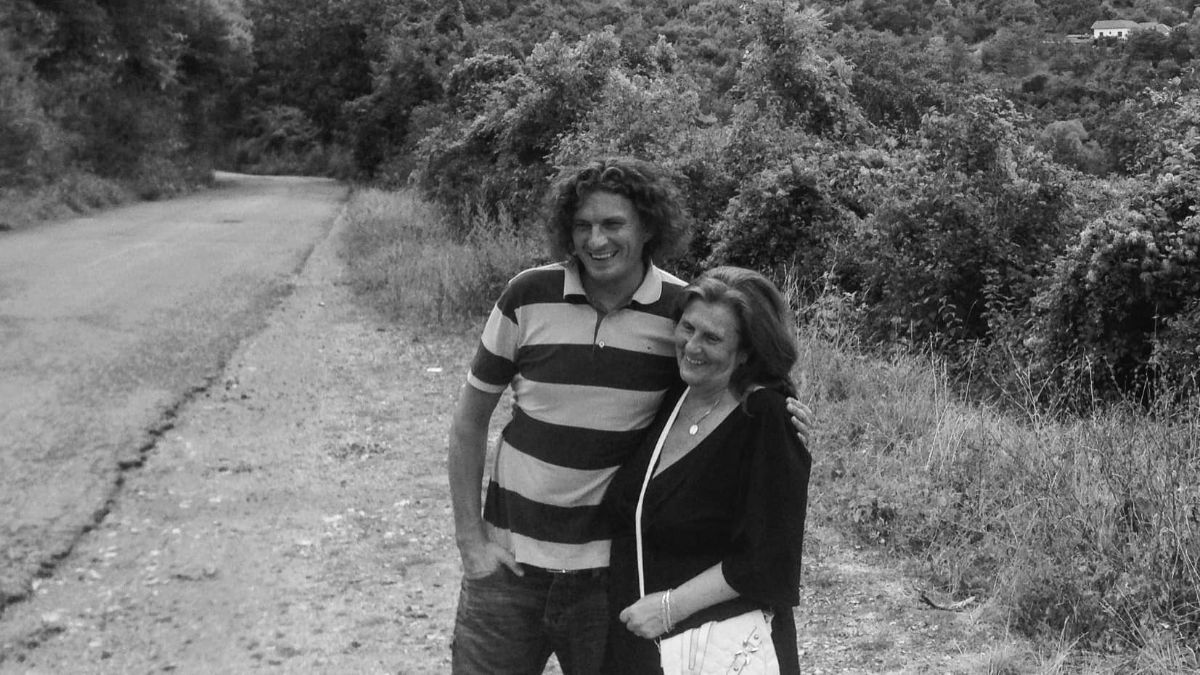 Кузьма Скрябін з мамою Кузьма Скрябін з мамою