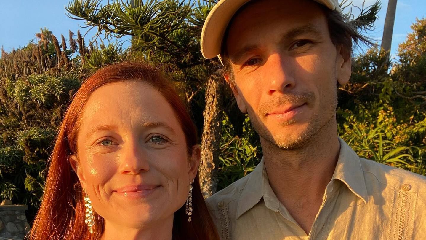 Бонни Райт с мужем Бонни Райт с мужем