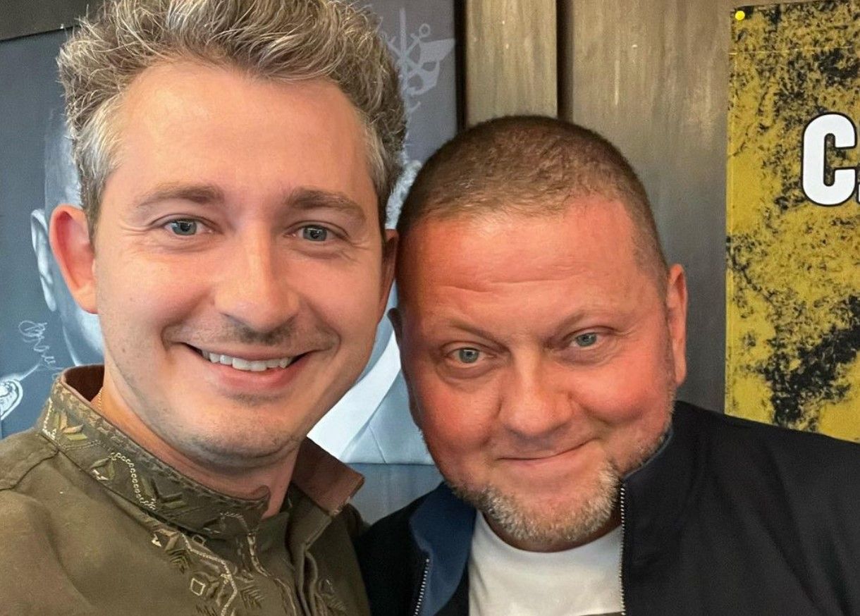 Коля Сєрга з Валерієм Залужним Коля Сєрга з Валерієм Залужним