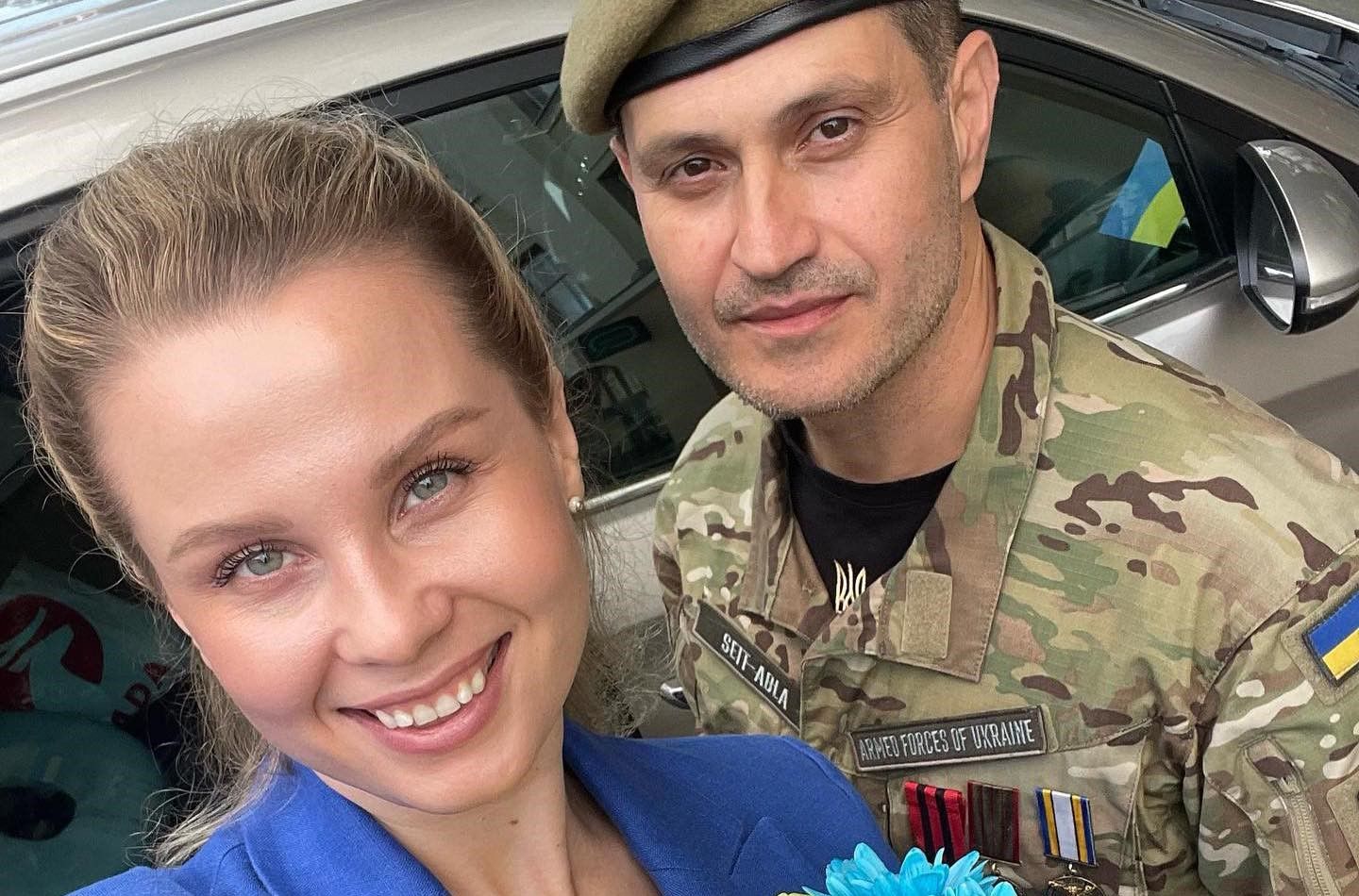 Ахтем Сеитаблаев с любимой Ахтем Сеитаблаев с любимой