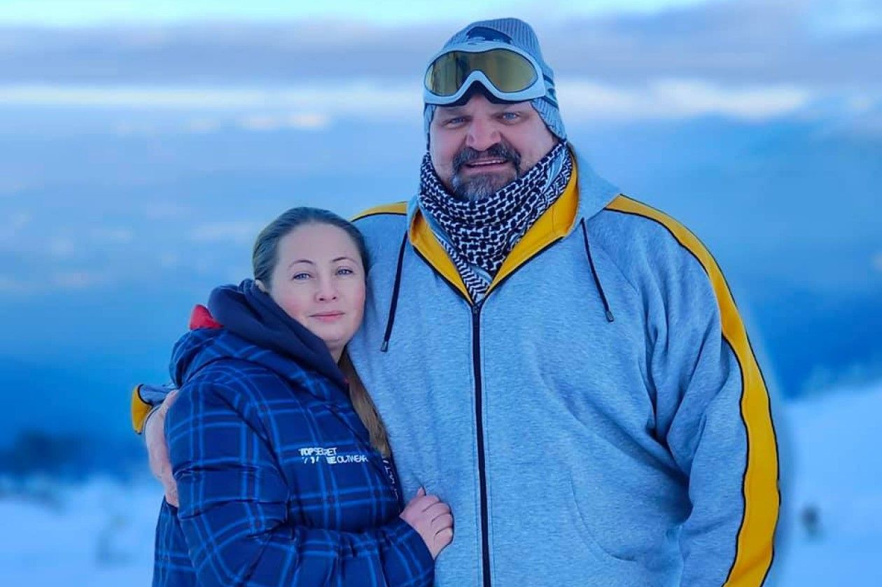 Василь Вірастюк з дружиною Василь Вірастюк з дружиною