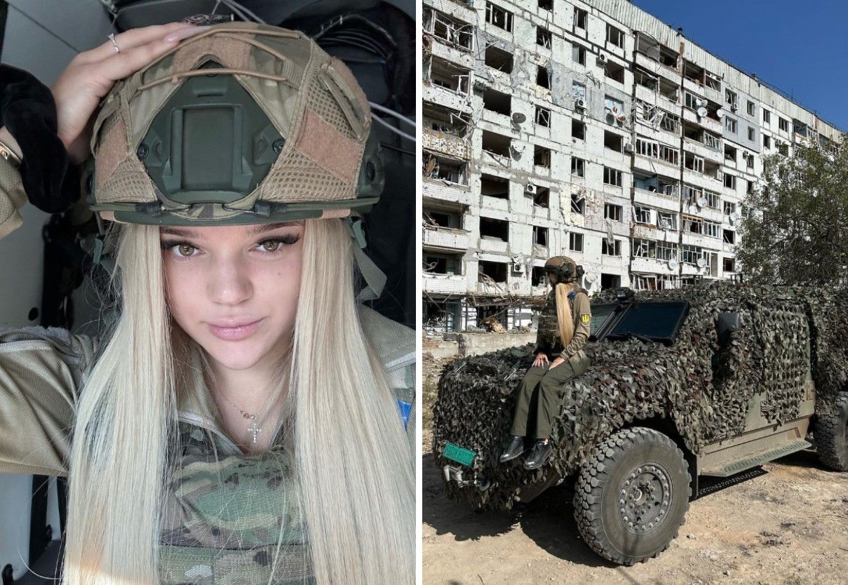 Юлія Верба на передовій Юлія Верба на передовій