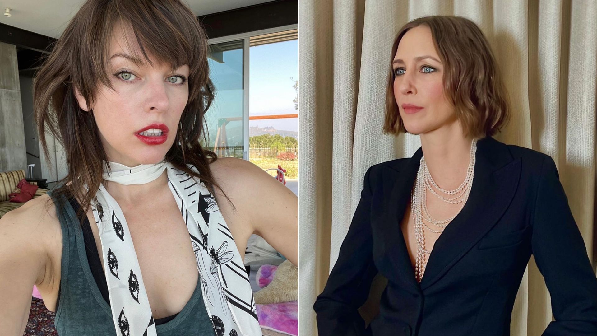 Мила Йовович и Вера Фармига Мила Йовович и Вера Фармига