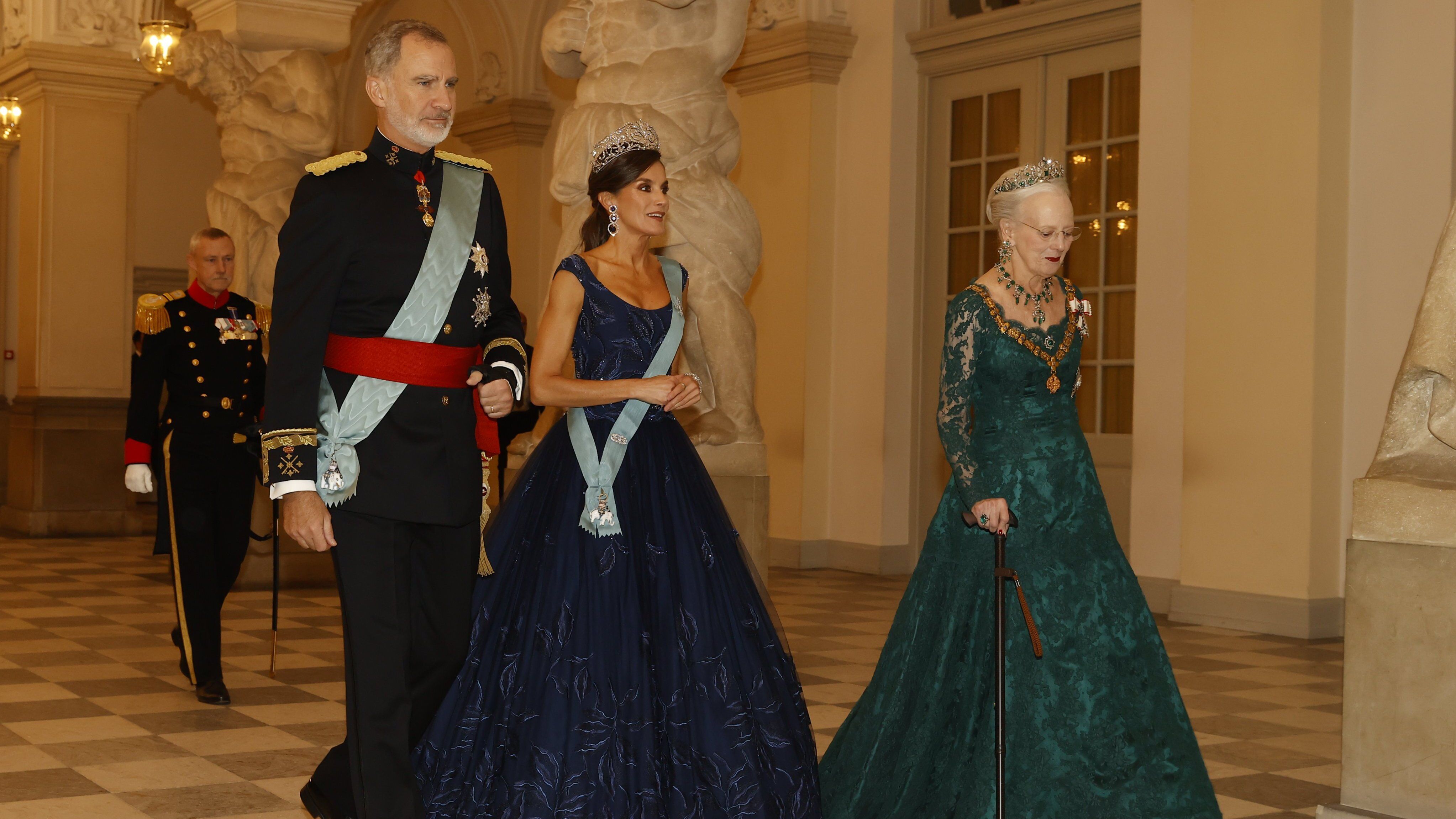 Королева Летиция и король Филипп IV, королева Магрете II Королева Летиция и король Филипп IV, королева Магрете II