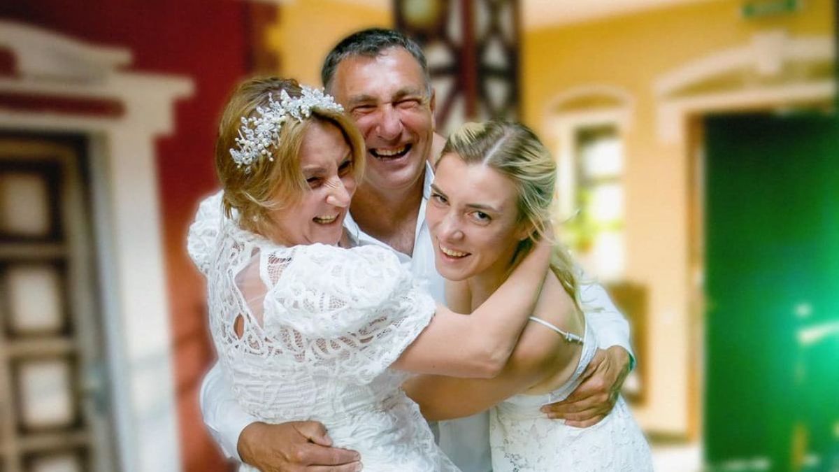 Инна Белоконь с мужем и дочерью Инна Белоконь с мужем и дочерью