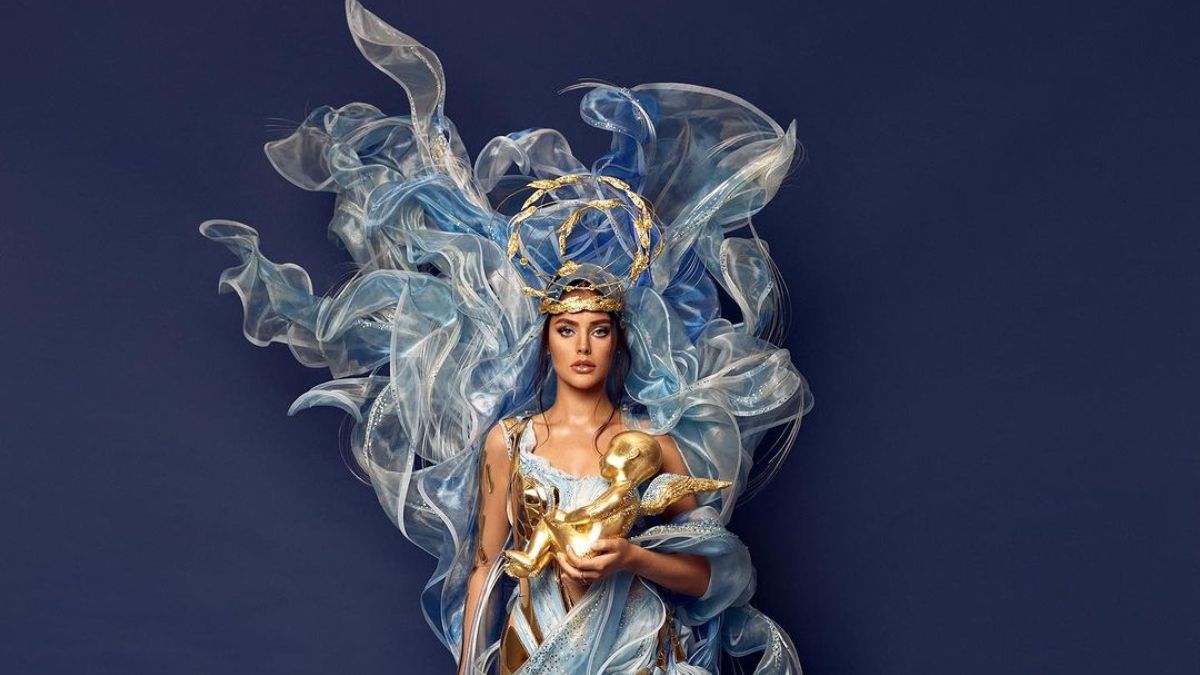 Має глибокий символізм: презентували костюм українки Анастасії Усанової на "Міс Всесвіт-2023" - Showbiz
