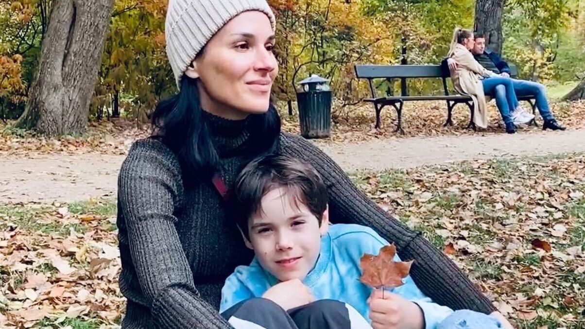 Маша Єфросиніна з сином Маша Єфросиніна з сином