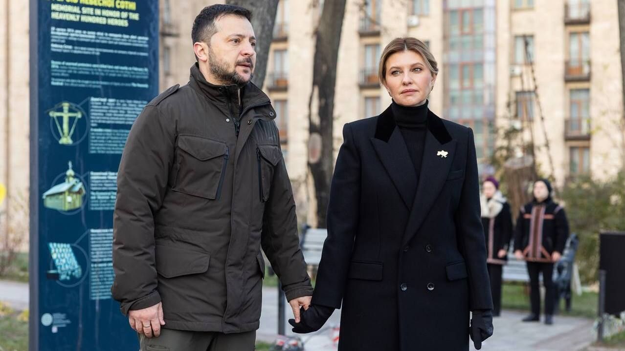 Олена Зеленська з чоловіком Олена Зеленська з чоловіком