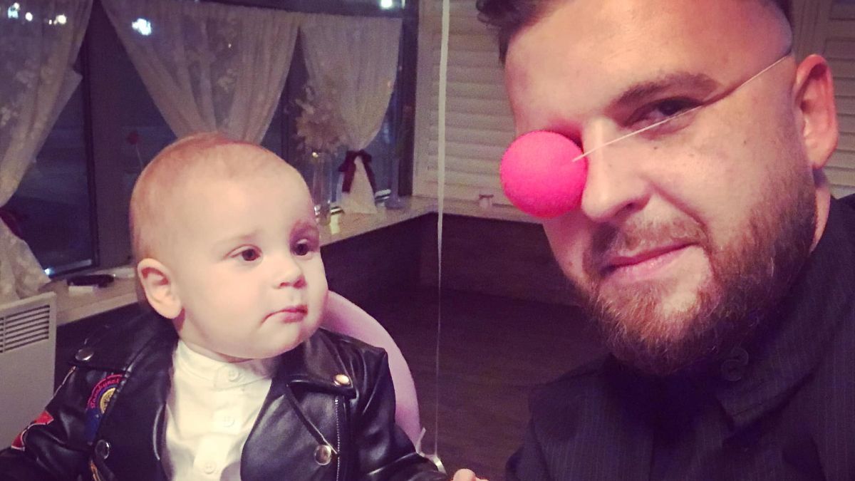 Сергей Танчинец с сыном Сергей Танчинец с сыном