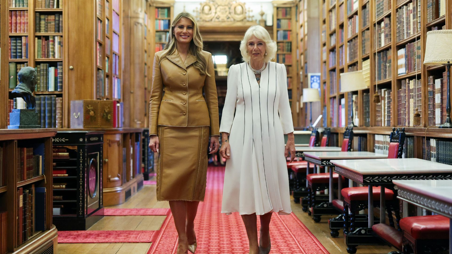 Мелания Трамп и королева Камилла Мелания Трамп и королева Камилла