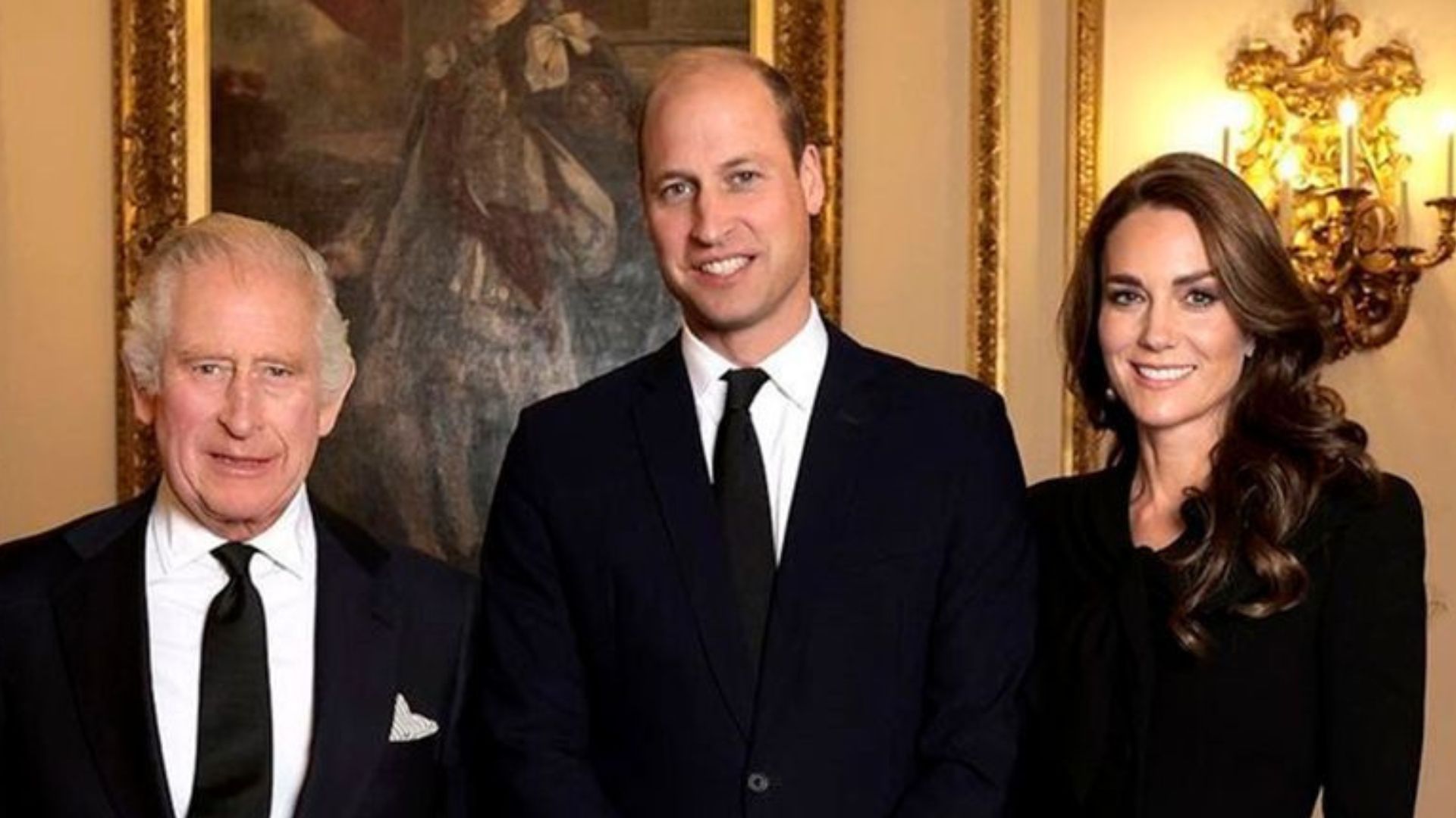 Король Чарльз III, принц Вільям та Кейт Міддлтон Король Чарльз III, принц Вільям та Кейт Міддлтон