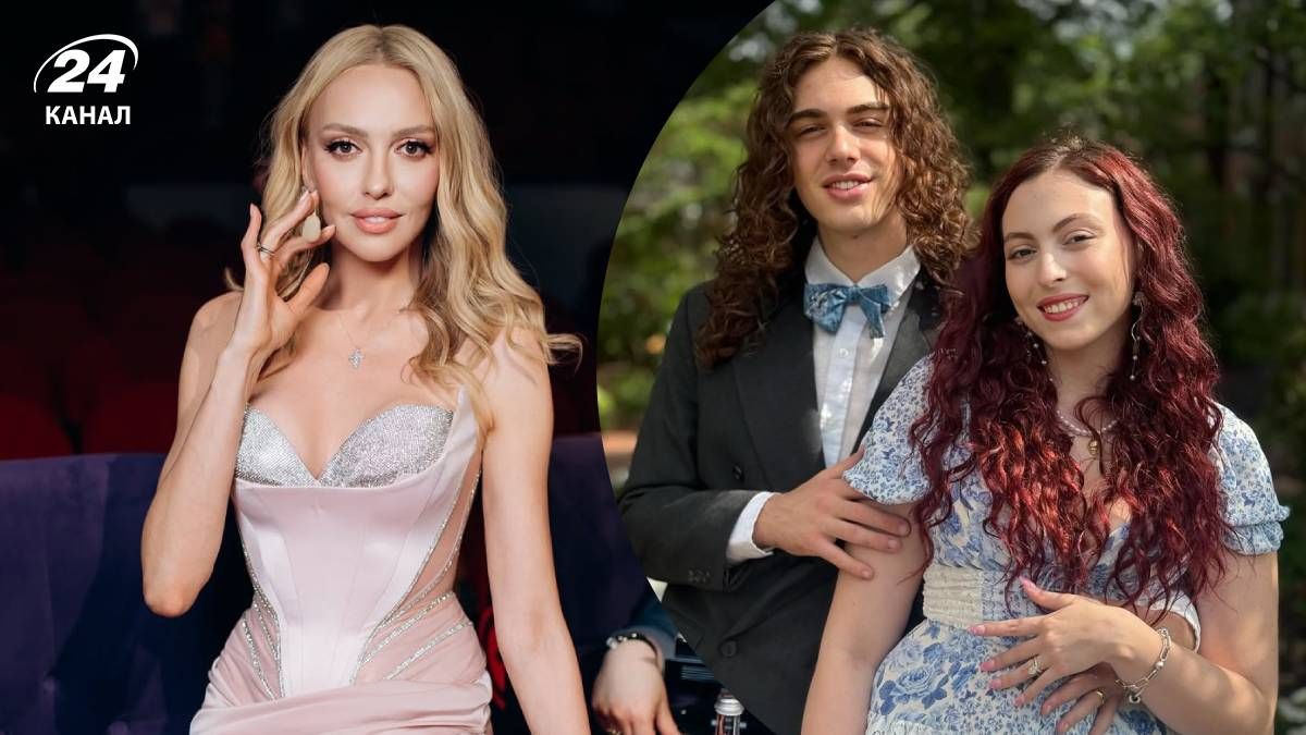 Оля Полякова та Марія Полякова з чоловіком Оля Полякова та Марія Полякова з чоловіком