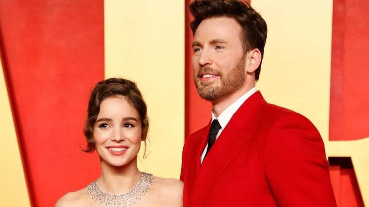 Крис Эванс и Альба Баптиста Крис Эванс и Альба Баптиста